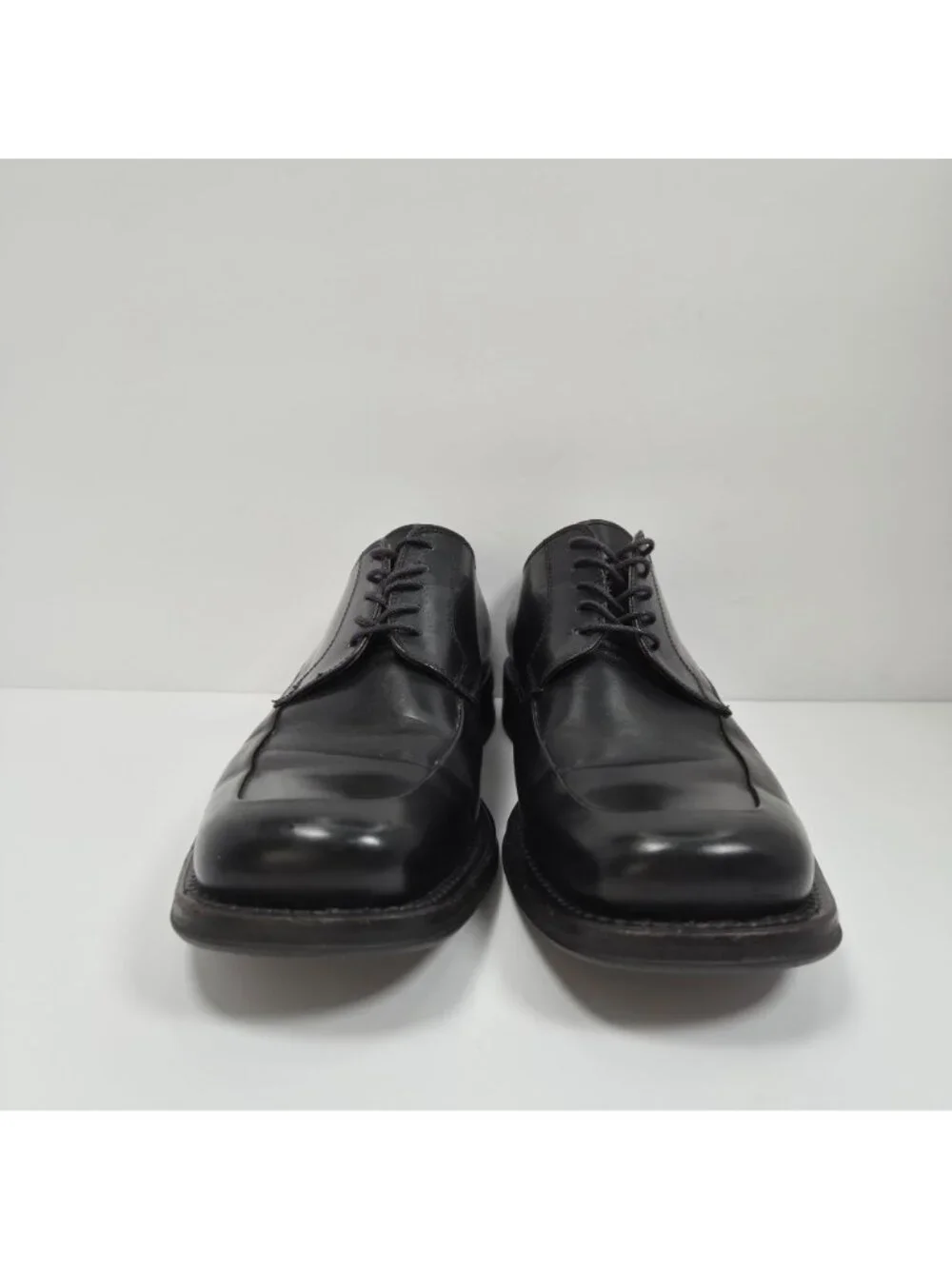 Franceschetti Men's Black Leather Oxford Dress Shoes US Size 8.5 EU 40.5